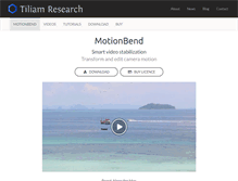 Tablet Screenshot of motionbend.com